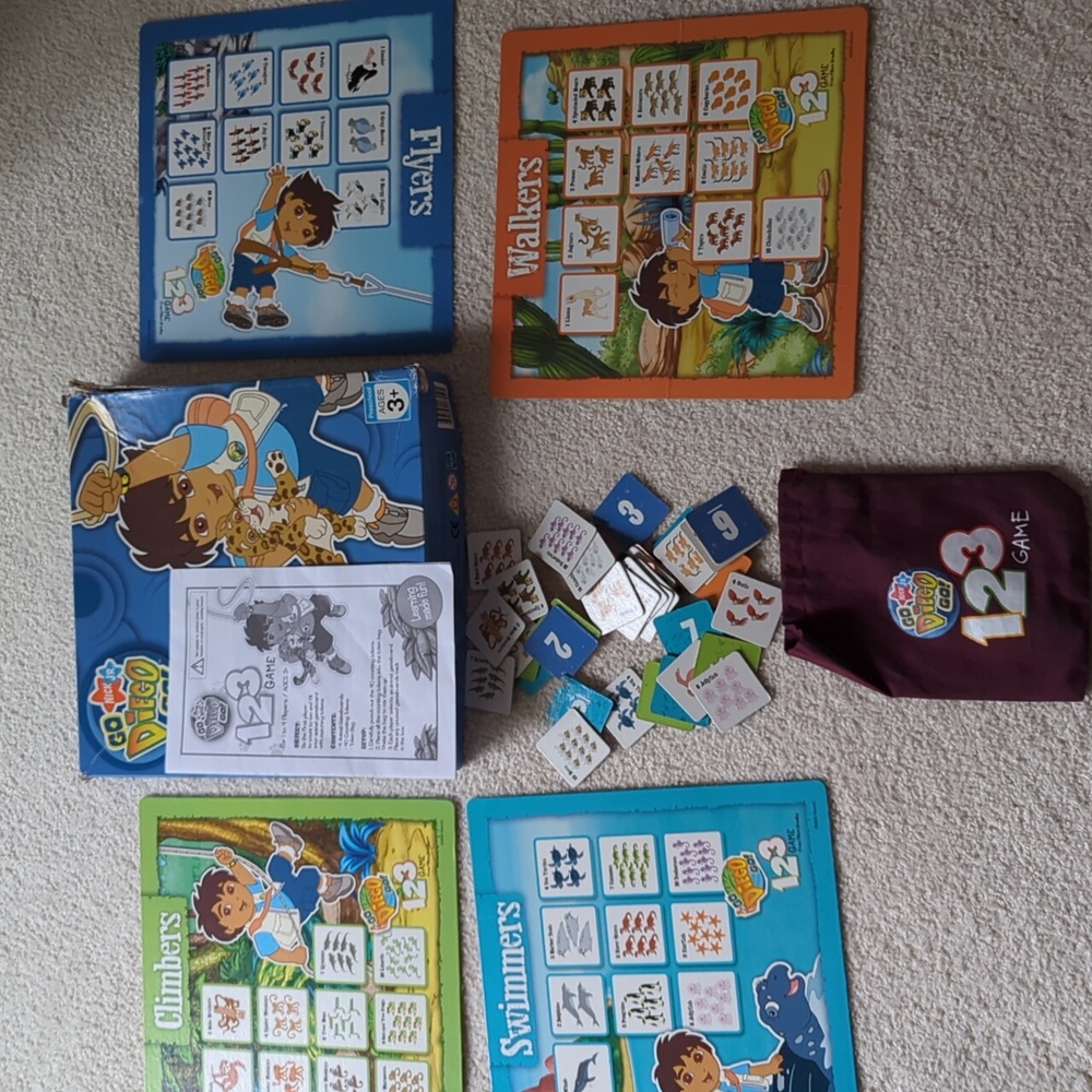 3 for $30. Go Diego Go 123 Game